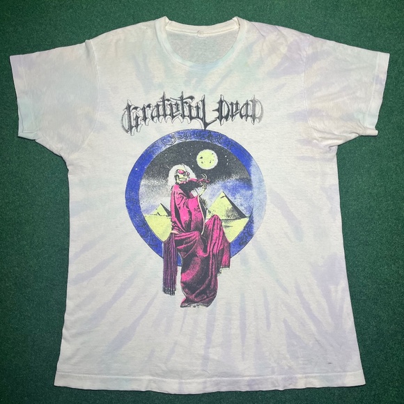 Fruit of the Loom Other - Grateful Dead RARE 1989 Blues Of Allah Let it Grow Double Sided Tshirt